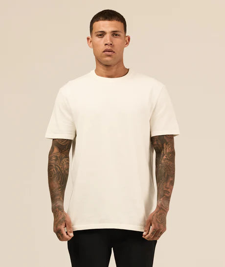 Pure Knitted relaxed t-shirt DISTORTED PEOPLE