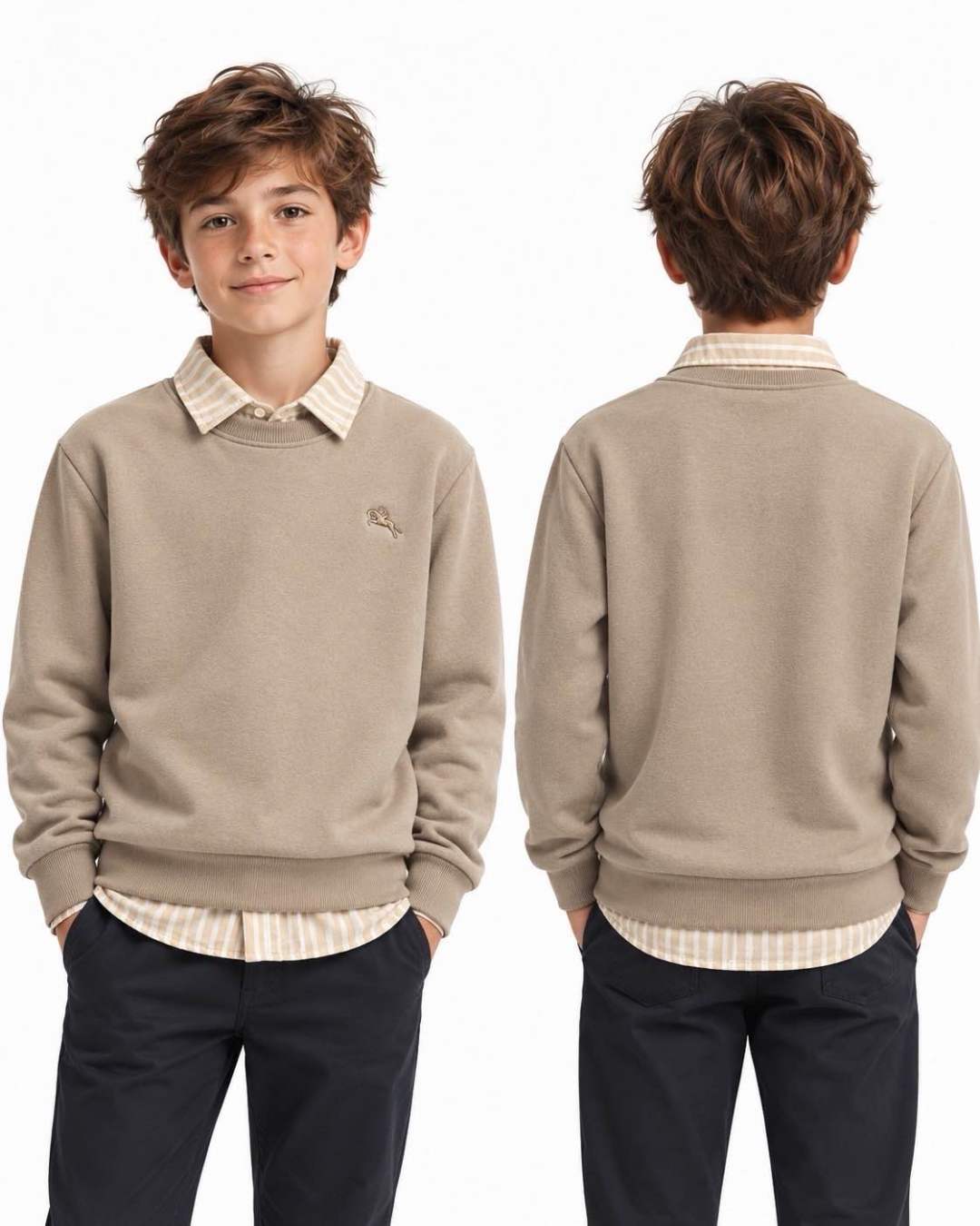 Trui kids beige