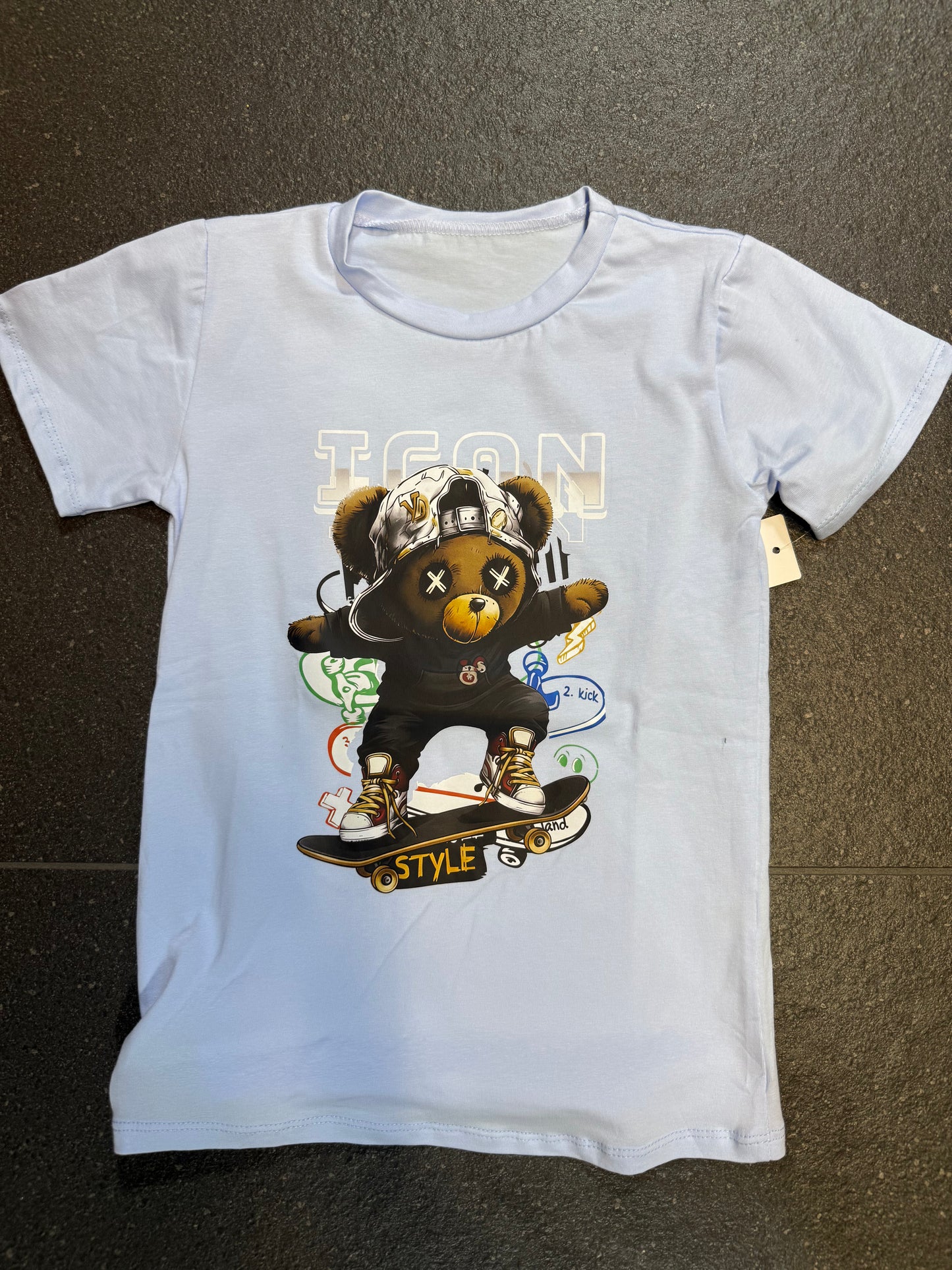 Icon t-shirt light blue