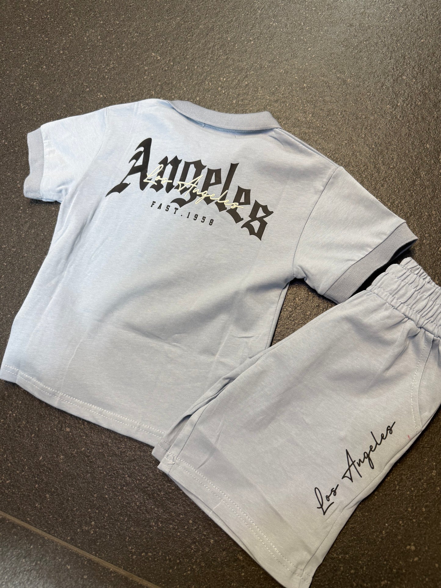 Set Los Angeles light blue