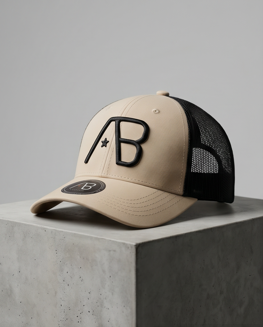 cap ab lyfestile beige black