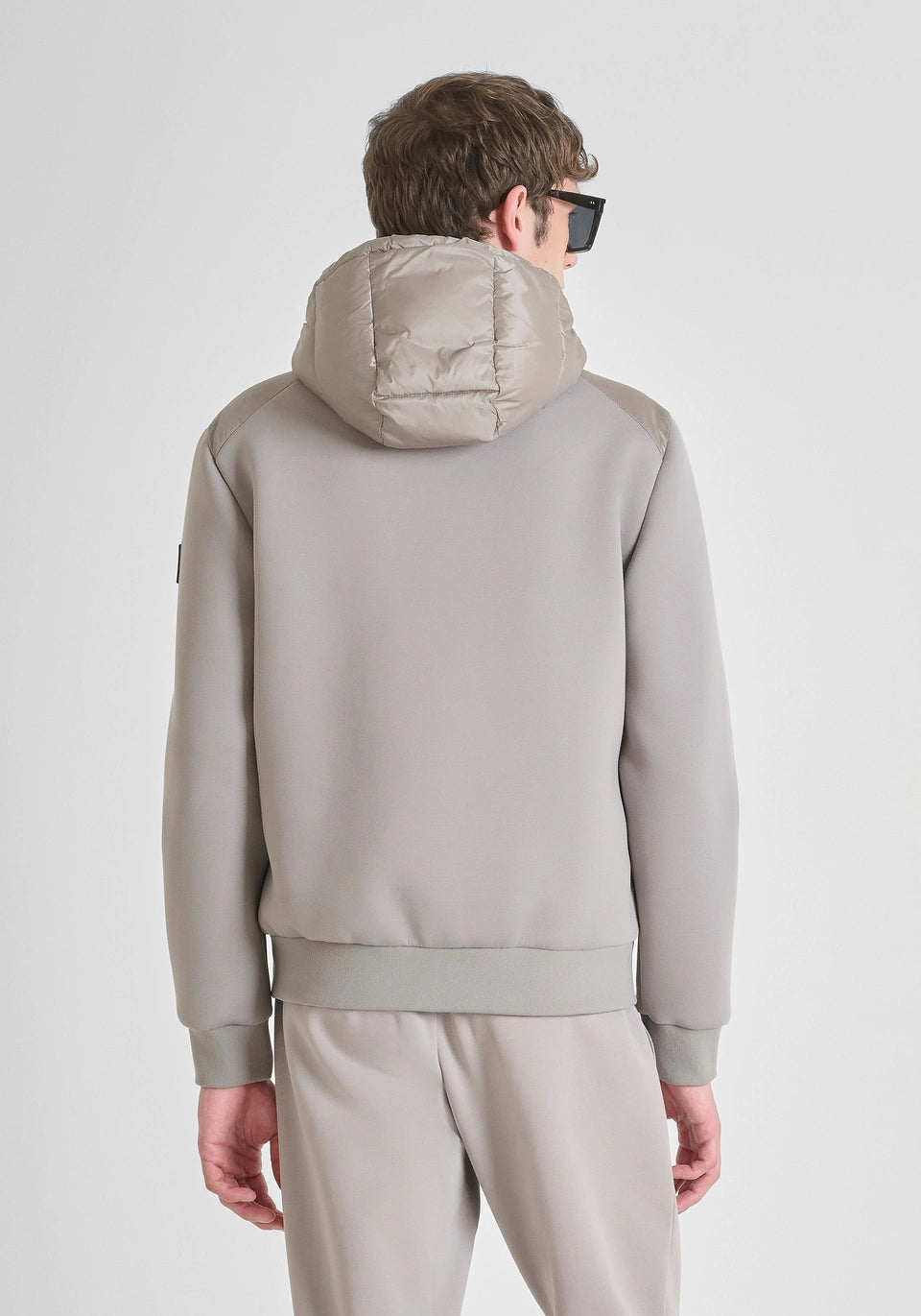 ANTONY MORATO SLIM FIT JACKET WITH SYNTHETIC PADDING AND KNITTED SLEEVES