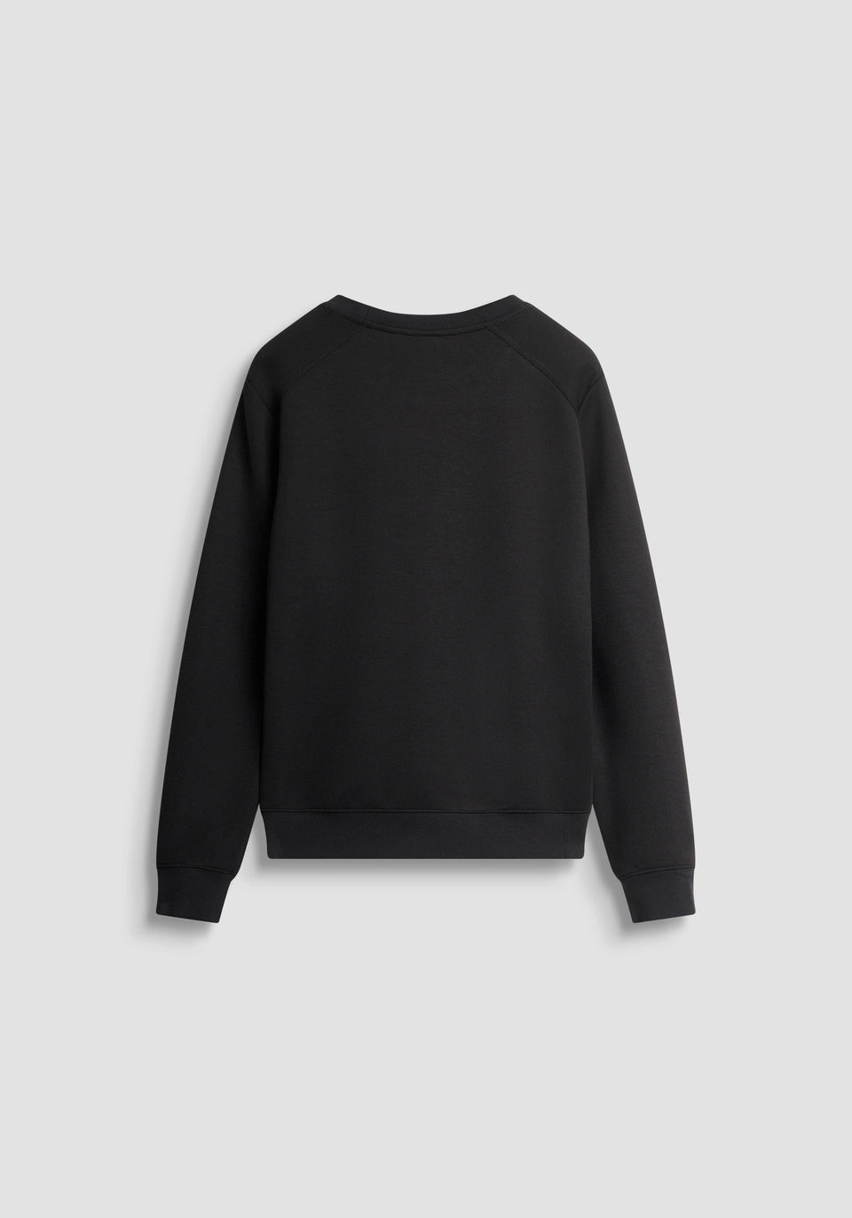 ANTONY MORATO REGULAR FIT CREW-NECK SWEATSHIRT IN STRETCH SCUBA FABRIC WITH RUBBER LOGO BADGE