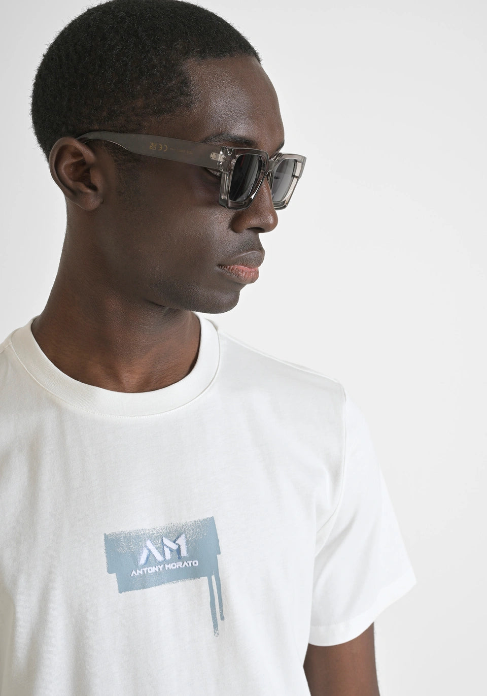 ANTONY MORATO REGULAR FIT T-SHIRT IN COTTON JERSEY WITH LOGO