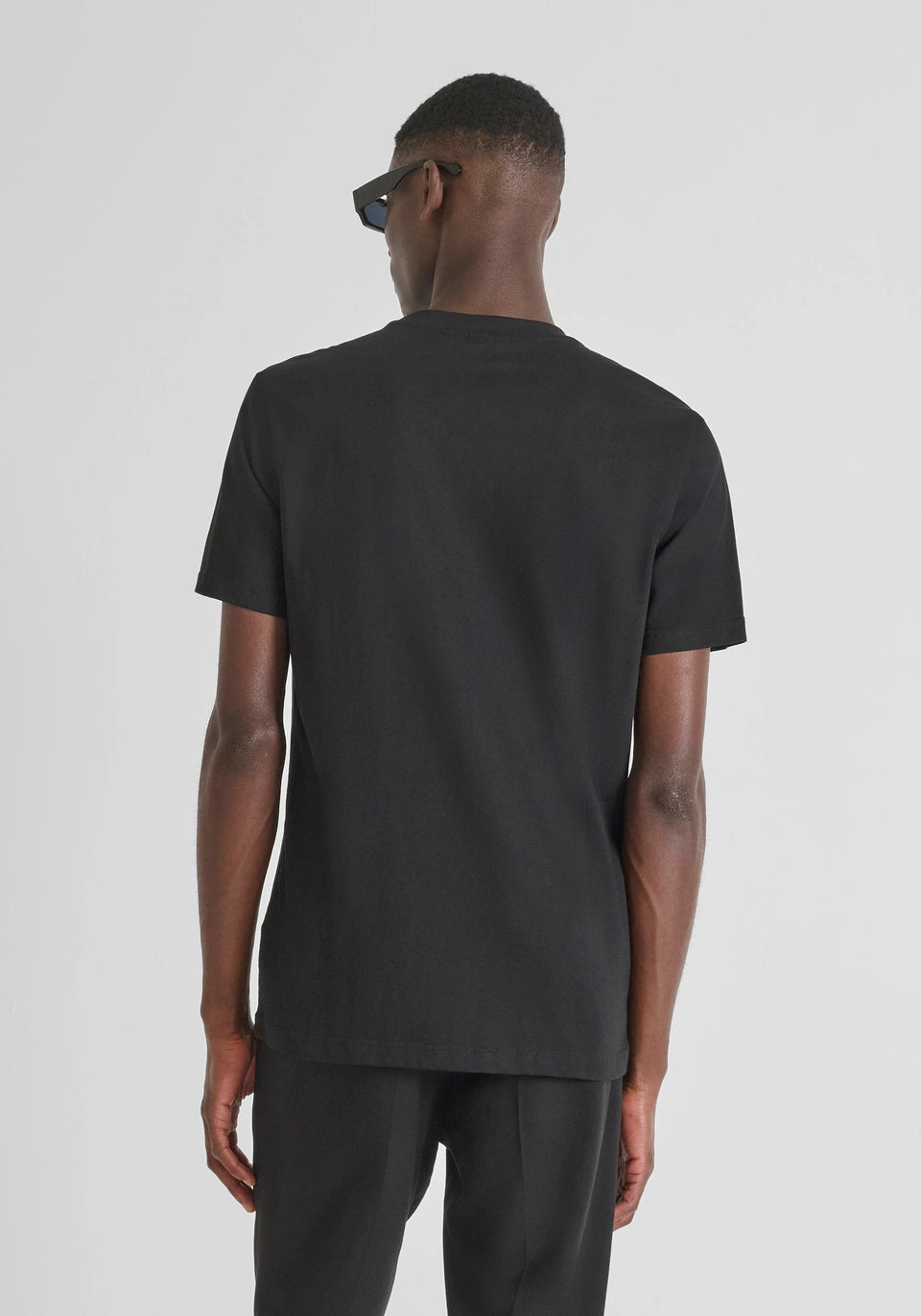 ANTONY MORATO REGULAR FIT COTTON JERSEY T-SHIRT WITH PAINT LOGO PRINT