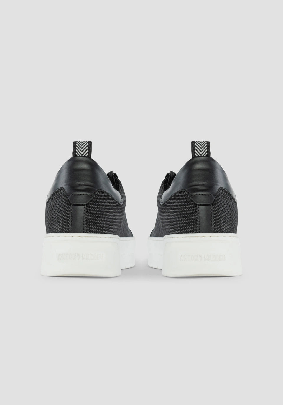 "NEW METAL BOLD" LOW-TOP SNEAKERS WITH LEATHER DETAILS