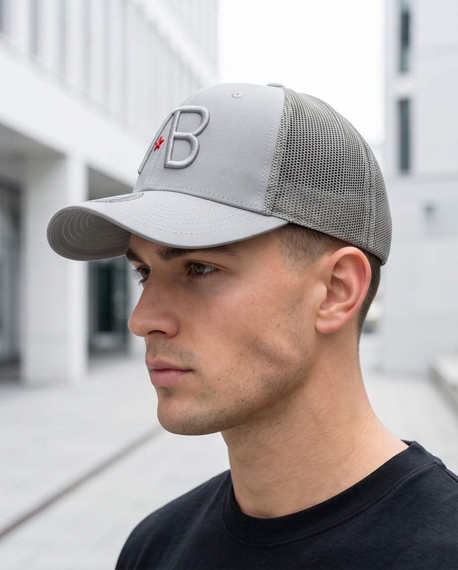 Retro Trucker Cap | Charcoal / Sage