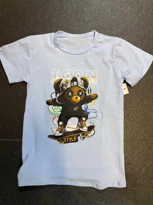 Icon t-shirt light blue