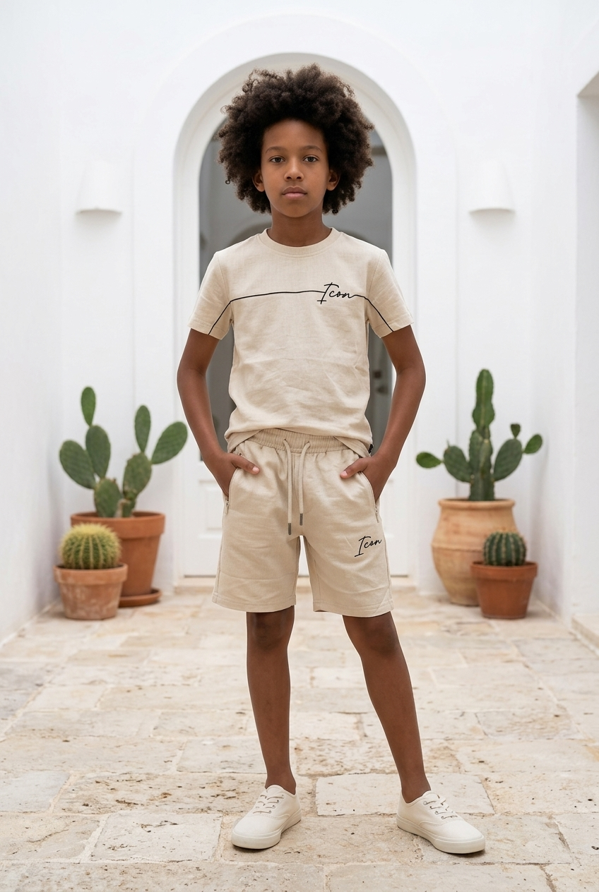 KIDS SET ICON BEIGE