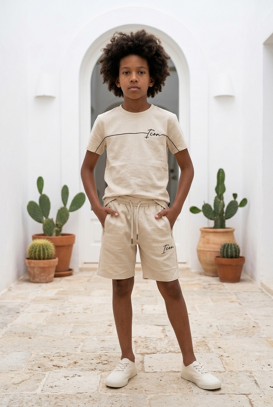 KIDS SET ICON BEIGE