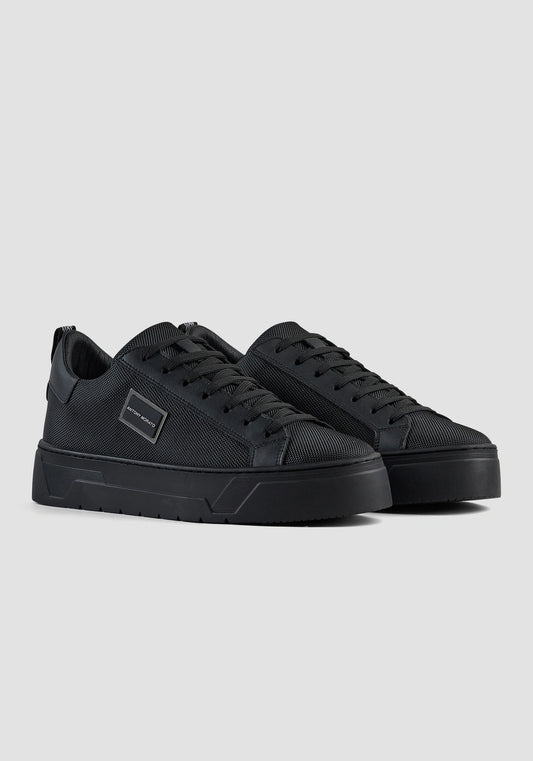 ANTONY MORATO "METAL BOLD" SNEAKERS IN NYLON AND LEATHER