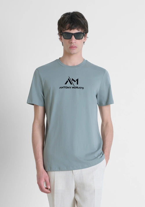 ANTONY MORATO COTTON REGULAR FIT T-SHIRT WITH LOGO PRINT