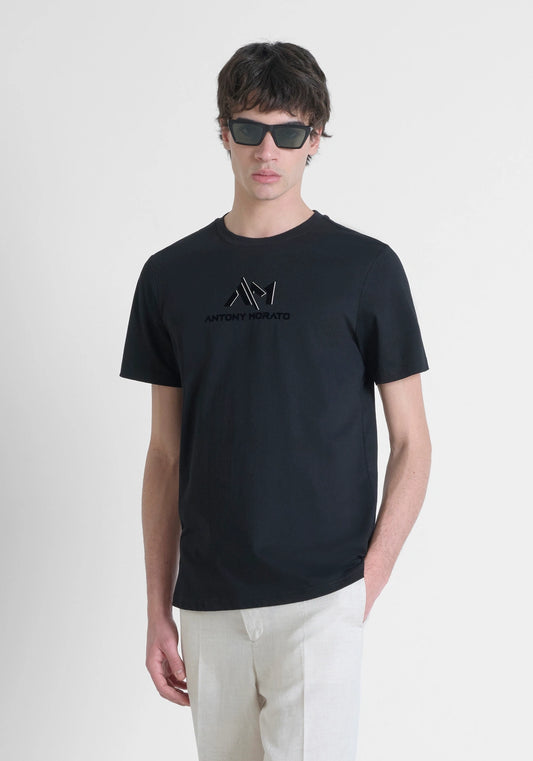 ANTONY MORATO COTTON REGULAR FIT T-SHIRT WITH LOGO PRINT
