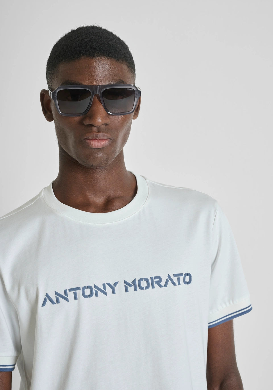 REGULAR-FIT T-SHIRT IN COTTON JERSEY WITH LOGO