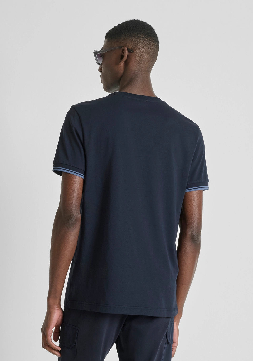 REGULAR-FIT T-SHIRT IN COTTON JERSEY WITH LOGO