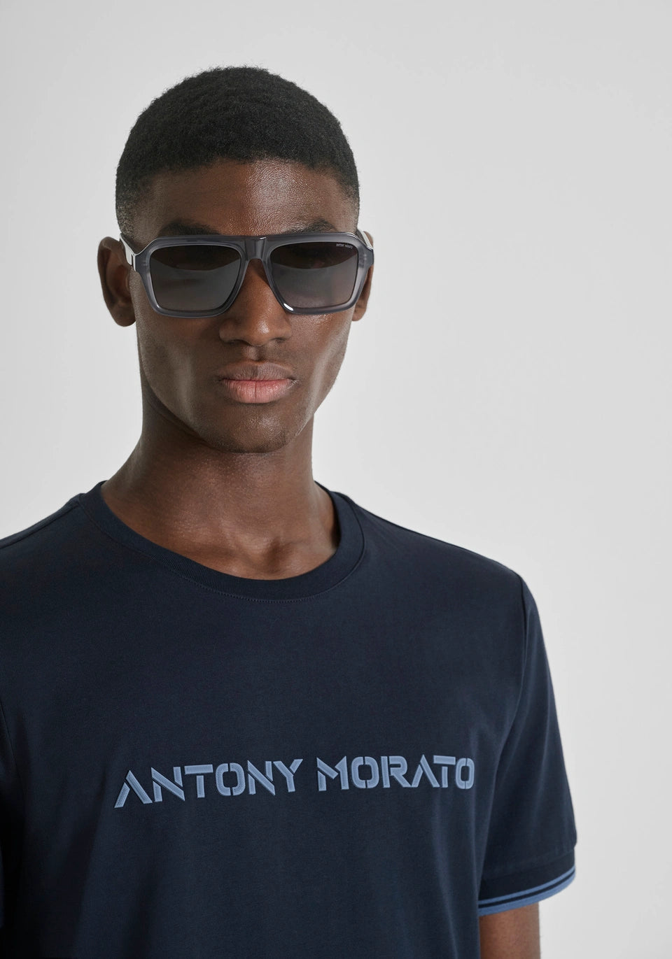 REGULAR-FIT T-SHIRT IN COTTON JERSEY WITH LOGO
