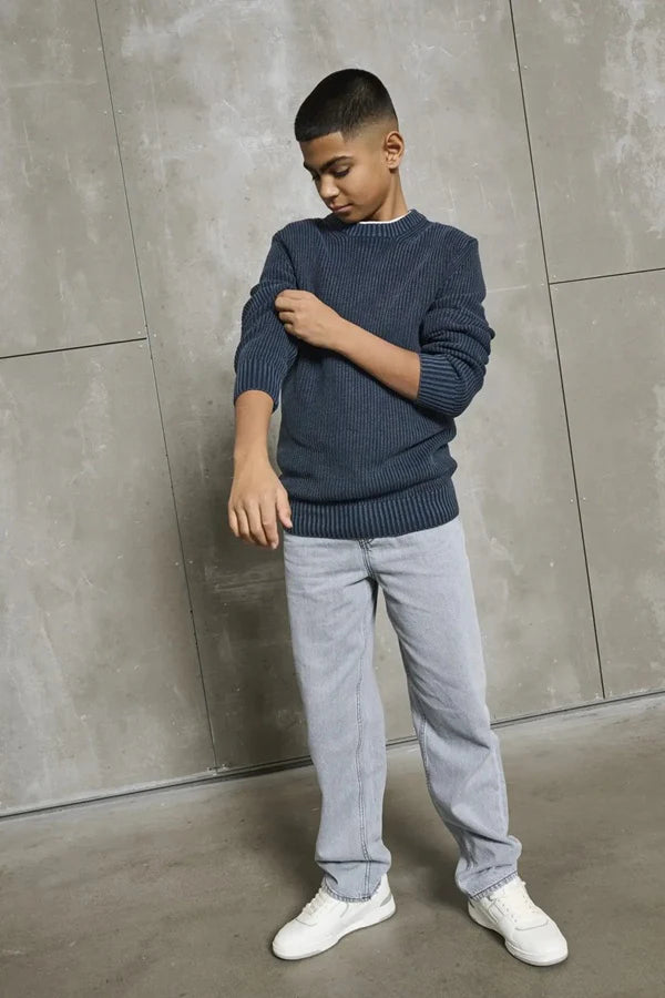 Only&Sons OSJFADE BAGGY JEANS LMG 4717 22034717 Light Grey Denim