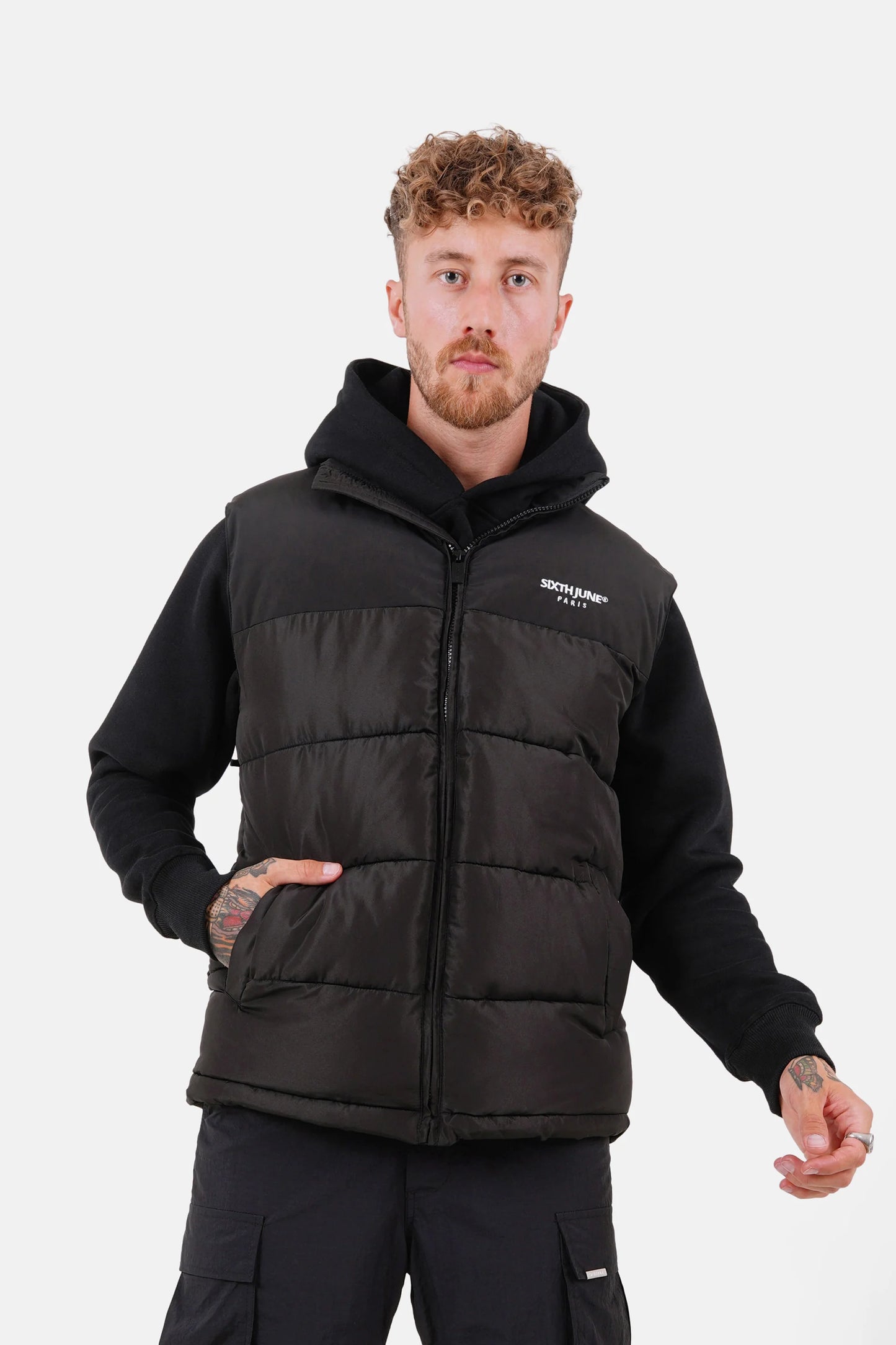 SIXTH JUNE SLEEVELESS padded puffer jacket