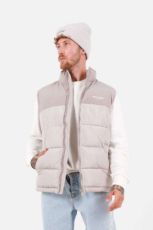 SIXTH JUNE SLEEVELESS padded puffer jacket
