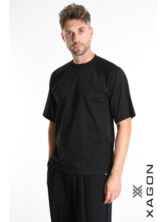 T-SHIRT Comfort Fit Cotton Black