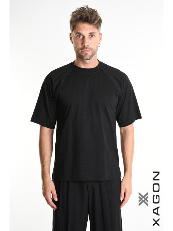 T-SHIRT Comfort Fit Cotton Black