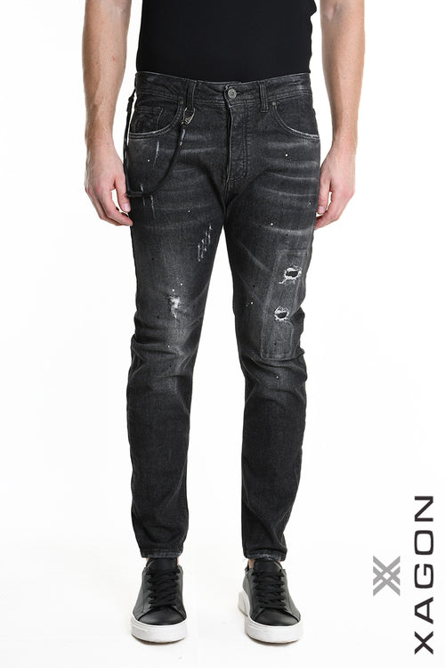 JEANS UMR263 Skinny Stretch Black